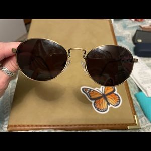 Vintage Monterey Marchon antique/brass sunglasses